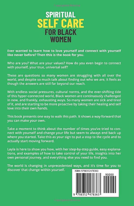 Spiritual Self Care for Black Women: A Powerful, Holistic Workbook to Radically Love Yourself and Heal Your Mind, Body, & Soul